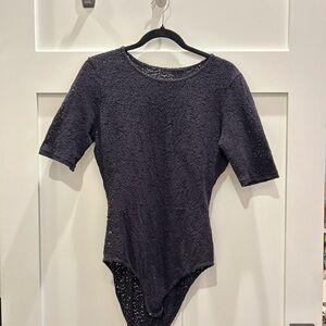 Wolford Black Lace Bodysuit